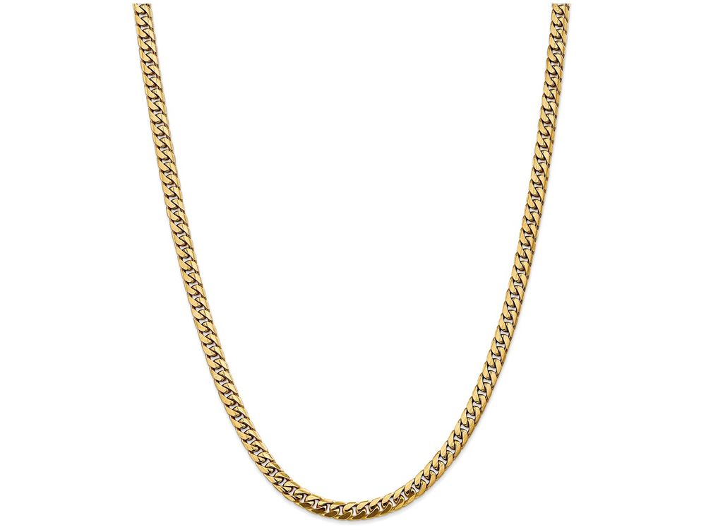 FJC Finejewelers 8 Inch 14k Yellow Gold 5mm Domed Curb Chain Bracelet