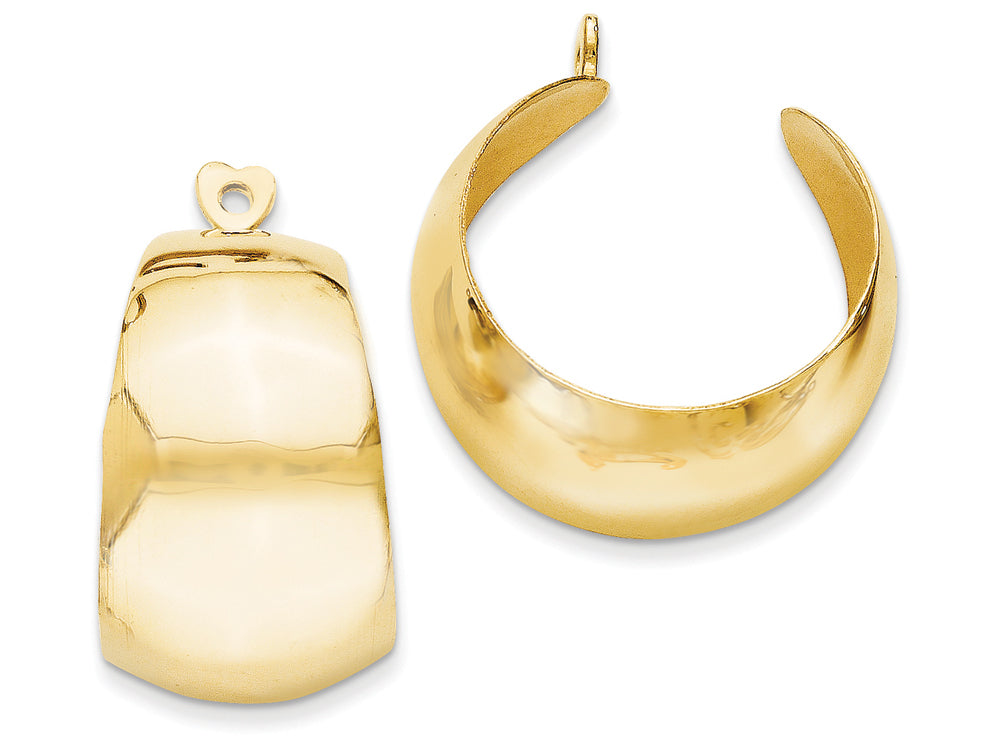 FJC Finejewelers 14k Yellow Gold Polished Hoop Earring Jackets