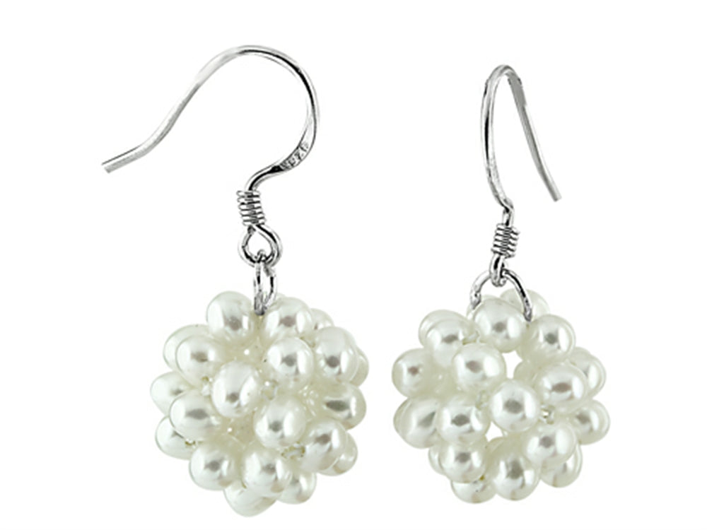 FJC Finejewelers 5mm White Cultured Freshwater Pearl Fishhook Earrings
