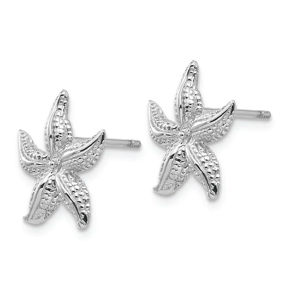 FJC Finejewelers 14k White Gold Starfish Earrings