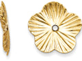FJC Finejewelers 14k Yellow Gold Polished Fancy Earring Jackets