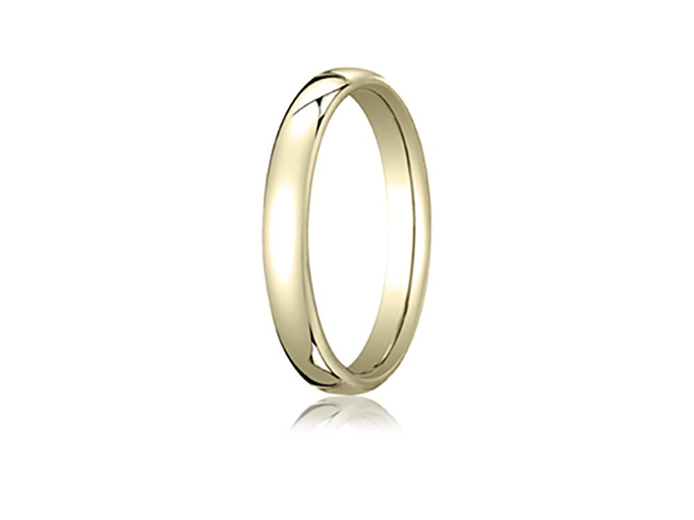 Benchmark 10k Gold 3.5mm European Comfort-fit Ring