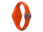 Enerwatch by Pixelmoda Power Silicone Watch Orange With White Letters Large Size