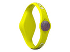 Enerwatch by Pixelmoda Power Silicone Watch Yellow With White Letters Large Size