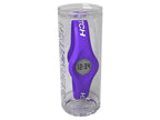 Enerwatch by Pixelmoda Power Silicone Watch Dark Violet With White Letters Large Size