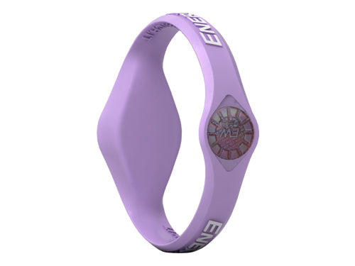 Enerwatch by Pixelmoda Power Silicone Watch Violet With White Letters Large Size
