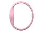 Enerwatch by Pixelmoda Power Silicone Watch Rose With White Letters Large Size