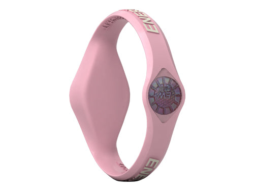 Enerwatch by Pixelmoda Power Silicone Watch Rose With White Letters Large Size