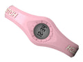 Enerwatch by Pixelmoda Power Silicone Watch Rose With White Letters Large Size