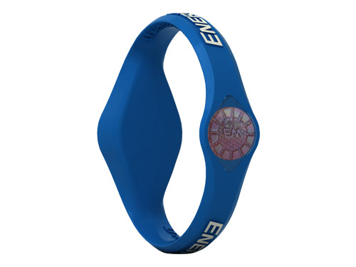 Enerwatch by Pixelmoda Power Silicone Watch Blue With White Letters Large Size
