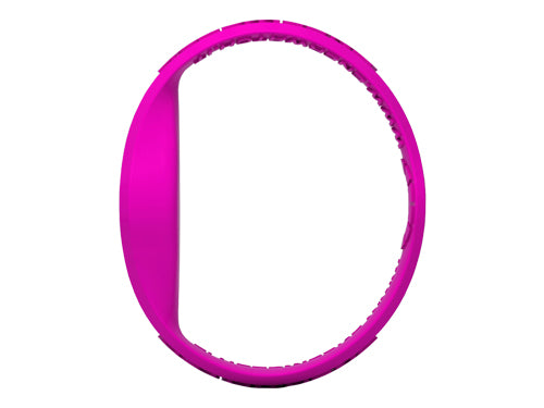 Enerwatch by Pixelmoda Power Silicone Watch Fuchsia With White Letters Large Size