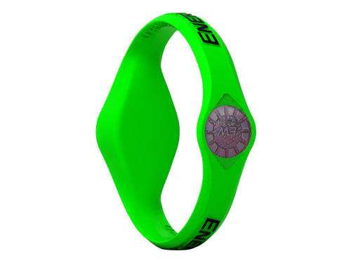 Enerwatch by Pixelmoda Power Silicone Watch Green With White Medium Large Size