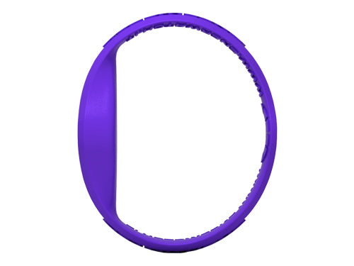 Enerwatch by Pixelmoda Power Silicone Watch Dark Violet With White Letters Medium Size