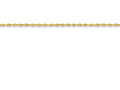 FJC Finejewelers 7 Inch 14k Yellow Gold 2.0mm Bright-cut Extra-light Rope Chain Bracelet