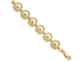 FJC Finejewelers Claddagh Circle Horizontal Link Bracelet