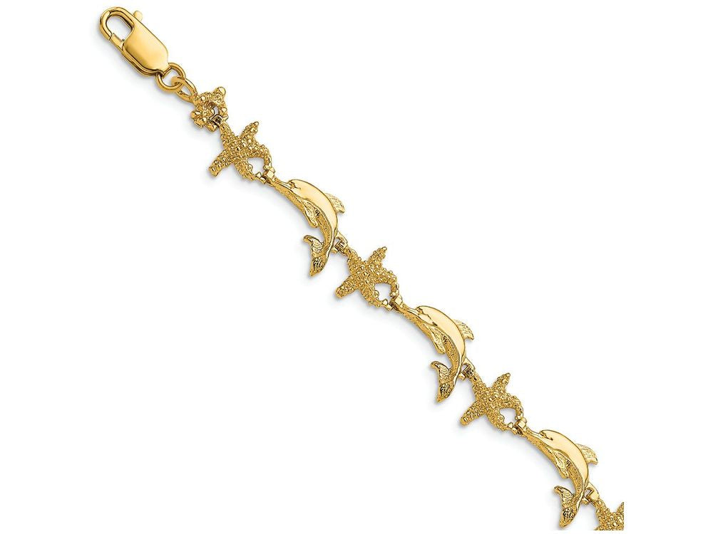 FJC Finejewelers Dolphin Starfish Bracelet