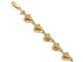 FJC Finejewelers 3d Conch Shell Link Bracelet