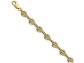 FJC Finejewelers Mini Conch Shell Linkopen Side Bracelet