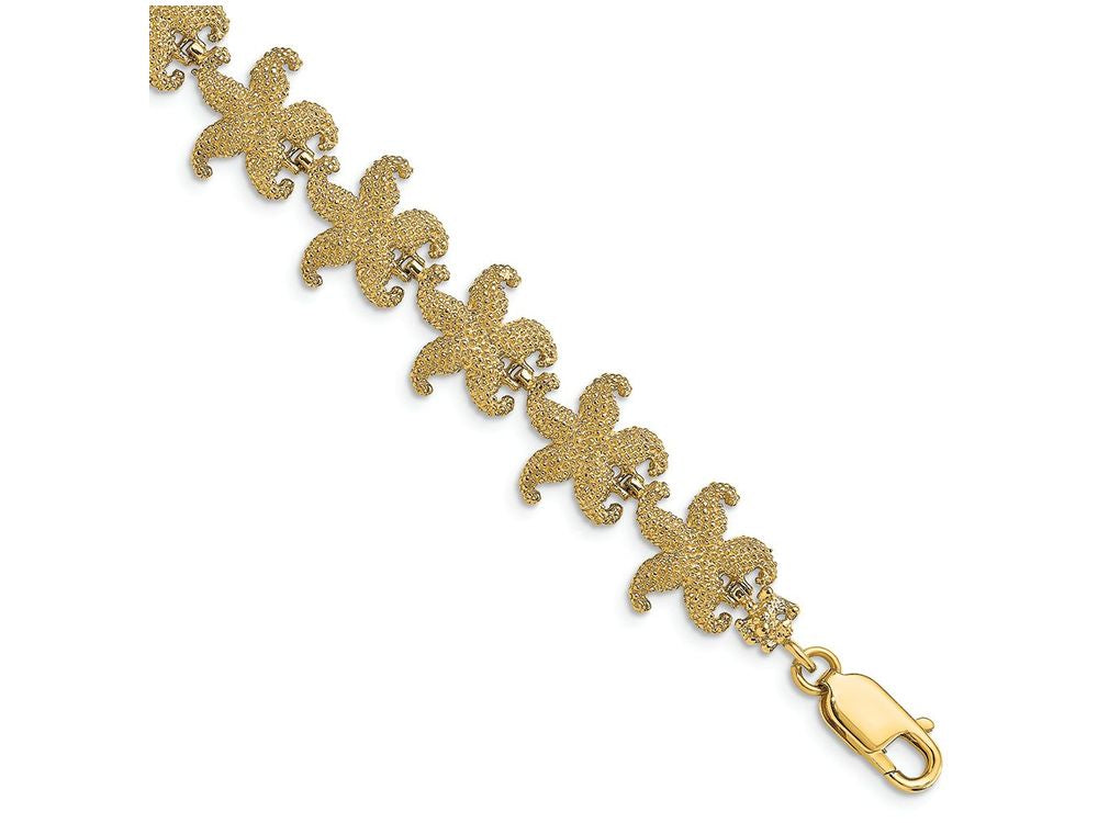 FJC Finejewelers Puffed Starfish Link Bracelet