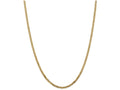 FJC Finejewelers 24 Inch 14k Yellow Gold 2.4mm Beveled Curb Chain Necklace