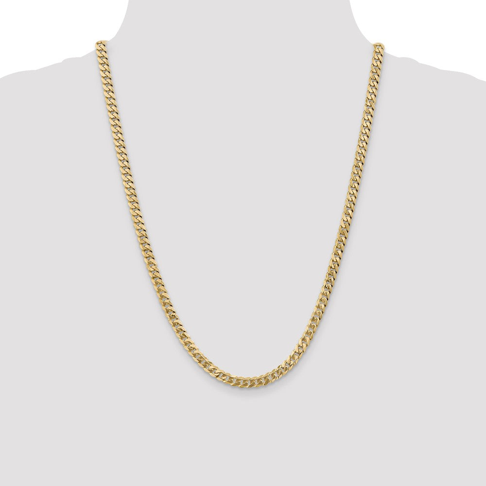 FJC Finejewelers 24 Inch 14k 5.75mm Beveled Curb Chain Necklace