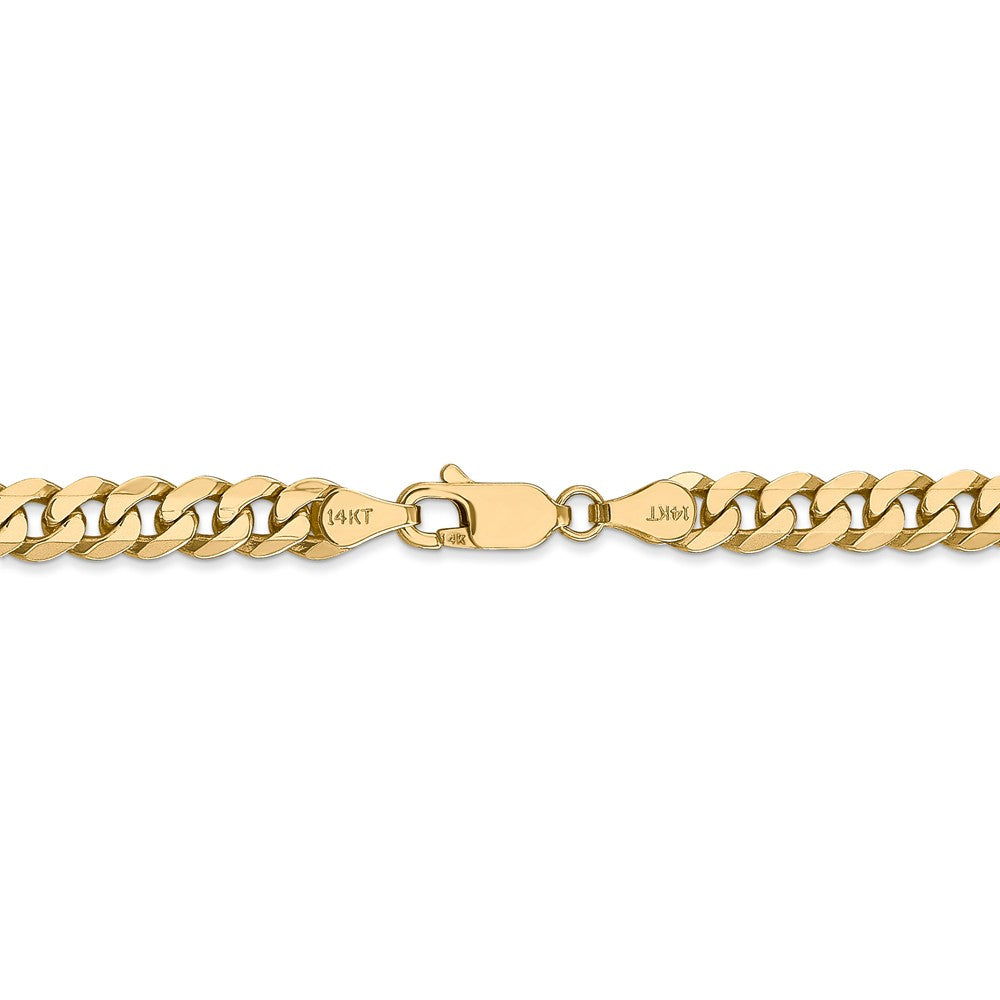 FJC Finejewelers 24 Inch 14k 5.75mm Beveled Curb Chain Necklace