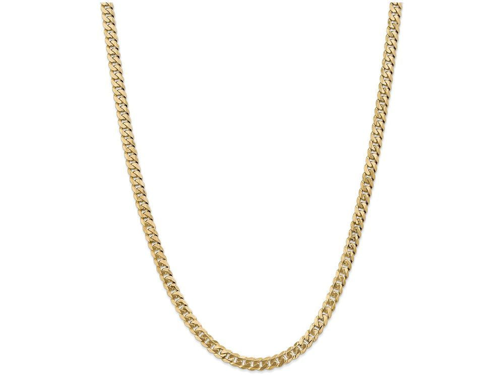 FJC Finejewelers 24 Inch 14k 5.75mm Beveled Curb Chain Necklace