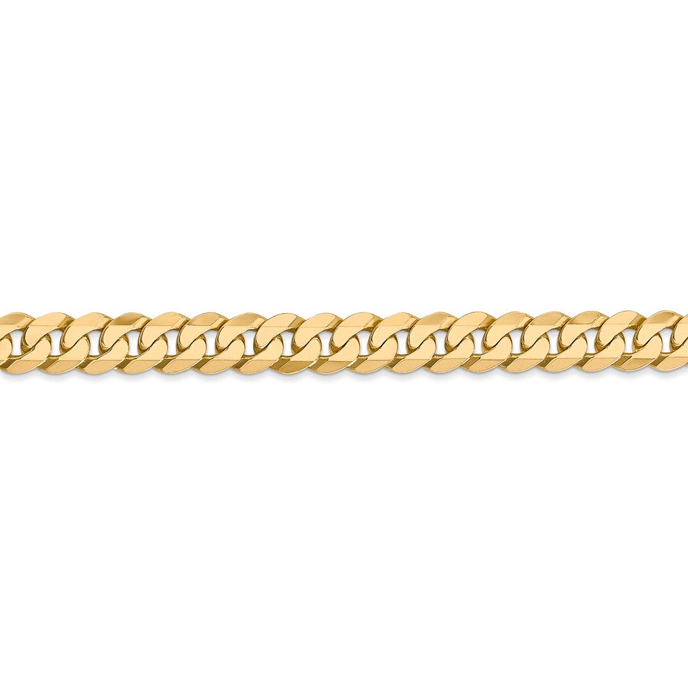 FJC Finejewelers 14 kt Yellow Gold 6.25mm Beveled Curb Chain