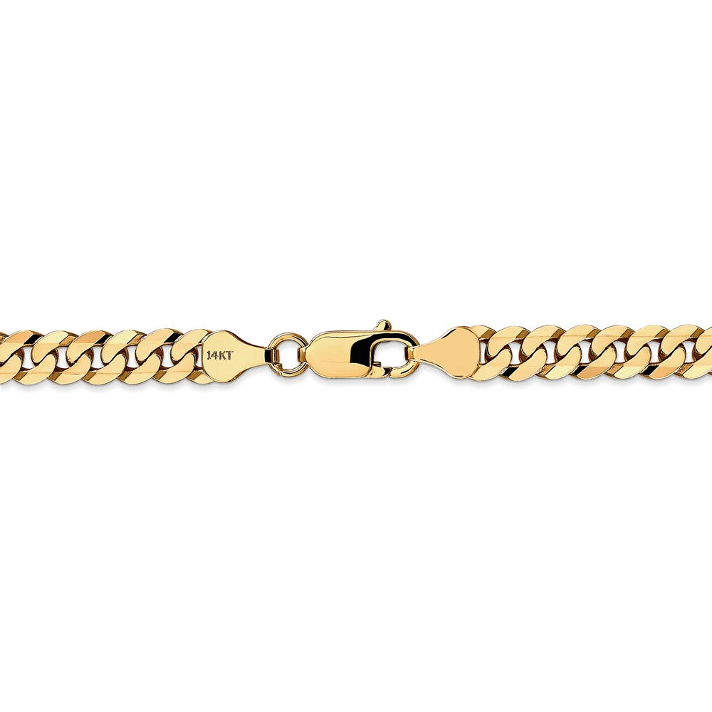 FJC Finejewelers 14 kt Yellow Gold 6.25mm Beveled Curb Chain