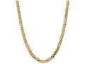 FJC Finejewelers 18 Inch 14k 7.25mm Beveled Curb Chain Necklace