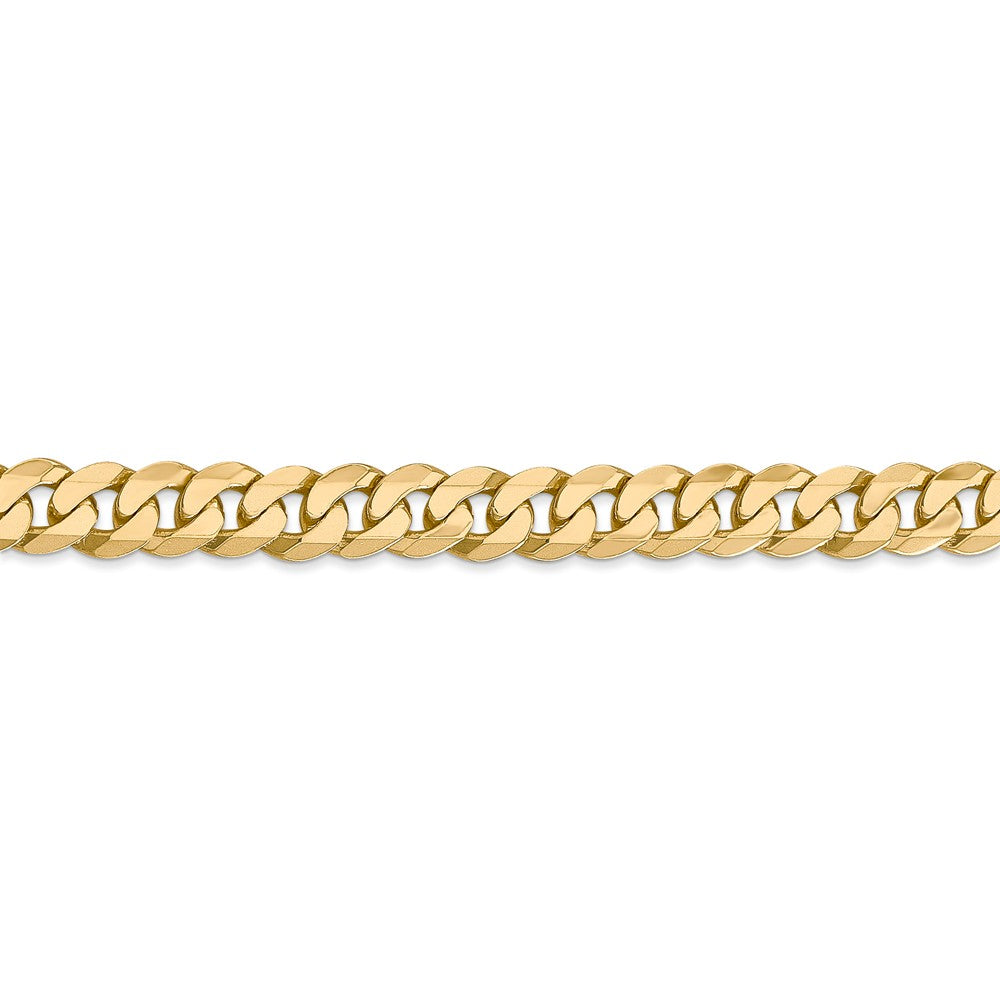 FJC Finejewelers 24 Inch 14k 7.25mm Beveled Curb Chain Necklace