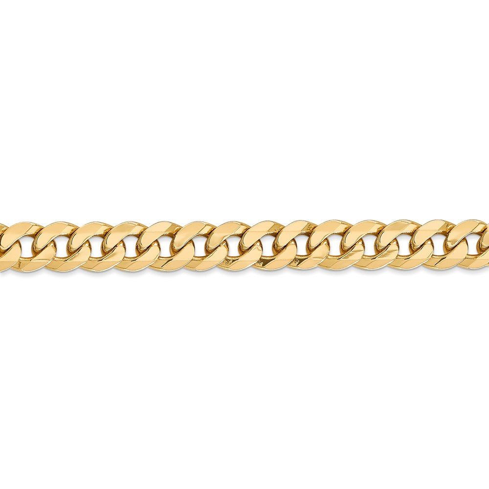 FJC Finejewelers 24 Inch 14k 8mm Flat Beveled Curb Chain Necklace