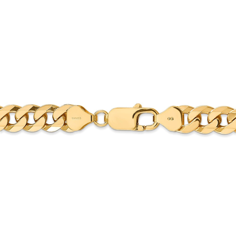FJC Finejewelers 24 Inch 14k 8mm Flat Beveled Curb Chain Necklace