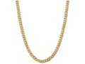 FJC Finejewelers 8 Inch 14k Yellow Gold 8mm Beveled Curb Chain Bracelet