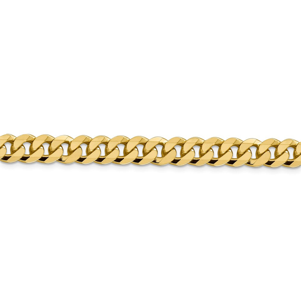 FJC Finejewelers 14 kt Yellow Gold 8.5mm Beveled Curb Chain