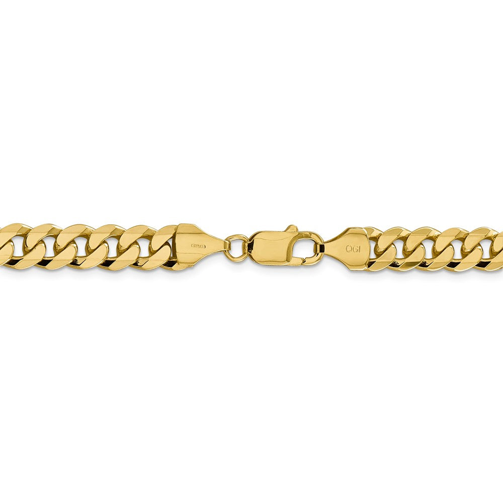 FJC Finejewelers 14 kt Yellow Gold 8.5mm Beveled Curb Chain