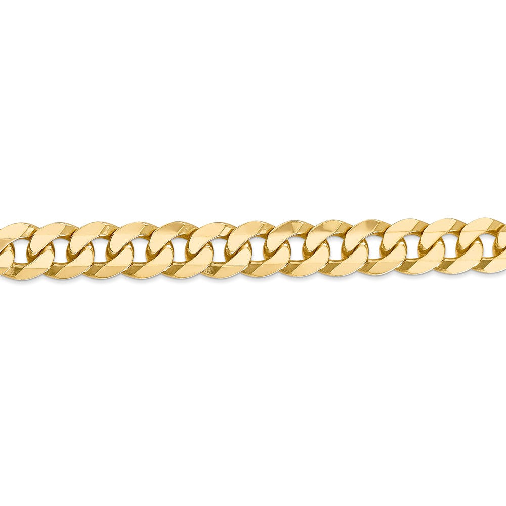 FJC Finejewelers 8 Inch 14k 9.5mm Beveled Curb Chain Bracelet