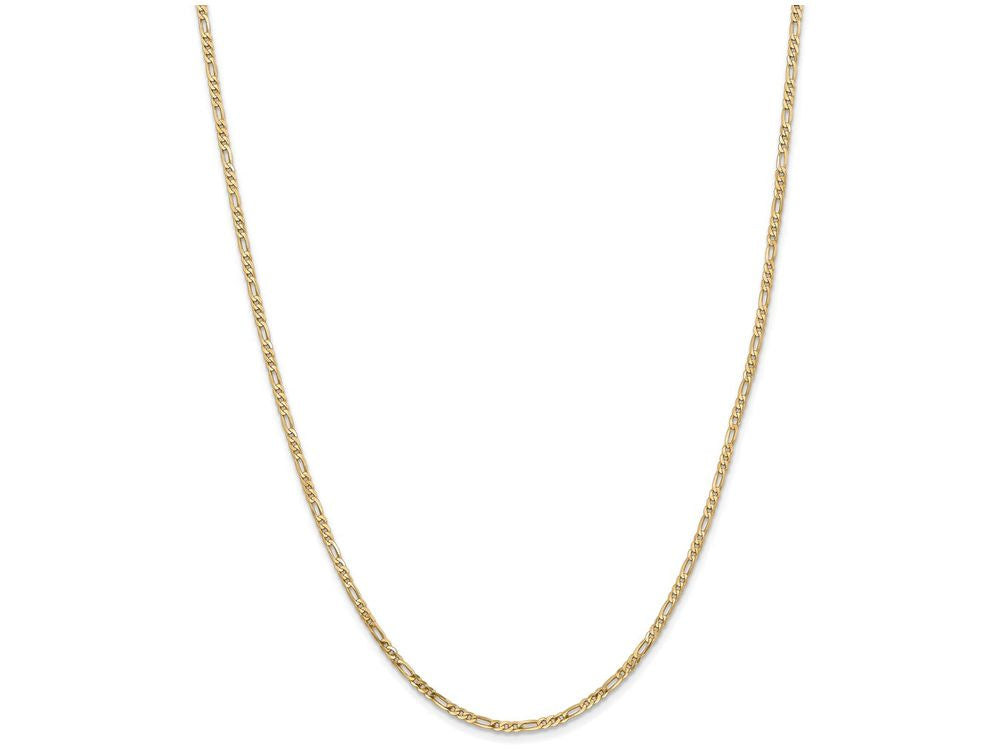FJC Finejewelers 20 Inch 14k Yellow Gold 2.25mm Flat Figaro Chain Necklace