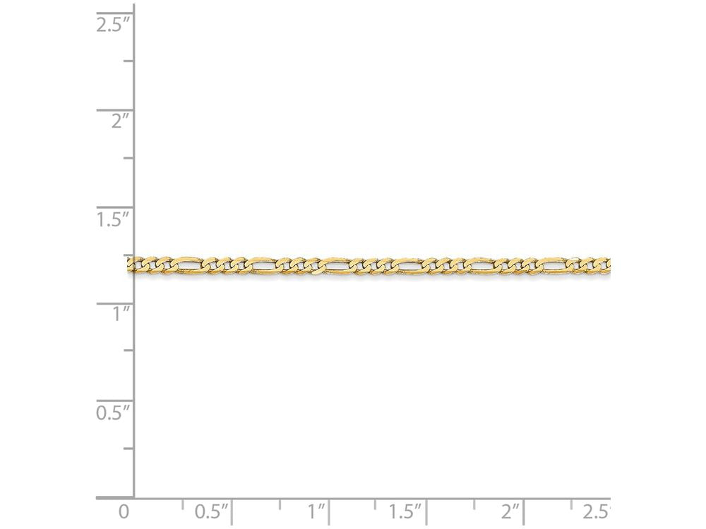 FJC Finejewelers 30 Inch 14k Yellow Gold 2.25mm Flat Figaro Chain Necklace