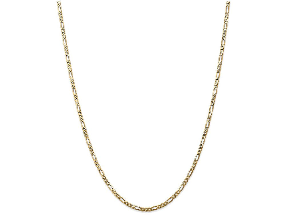 FJC Finejewelers 24 Inch 14k Yellow Gold 2.75mm Flat Figaro Chain Necklace