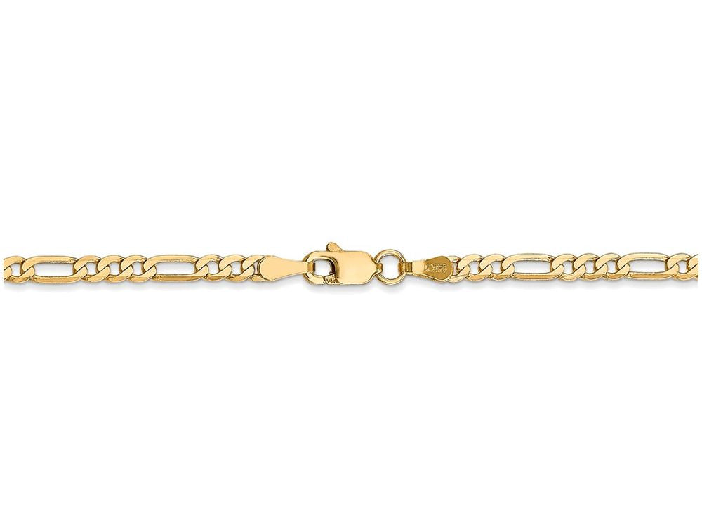 FJC Finejewelers 30 Inch 14k Yellow Gold 2.75mm Flat Figaro Chain Necklace
