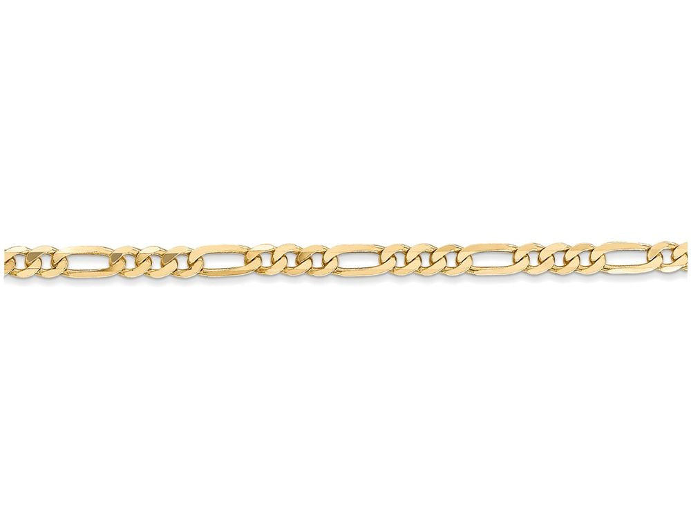FJC Finejewelers 7 Inch 14k Yellow Gold 3.25mm Flat Figaro Chain Bracelet