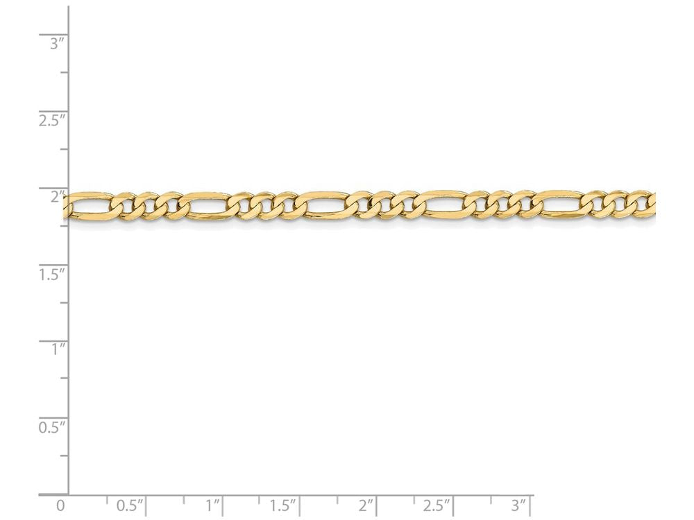 FJC Finejewelers 22 Inch 14k Yellow Gold 4.75mm Flat Figaro Chain Necklace