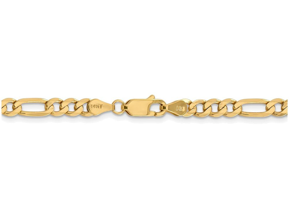 FJC Finejewelers 24 Inch 14k Yellow Gold 4.75mm Flat Figaro Chain Necklace