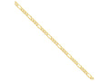 FJC Finejewelers 24 Inch 14k Yellow Gold 5.25mm Flat Figaro Chain Necklace