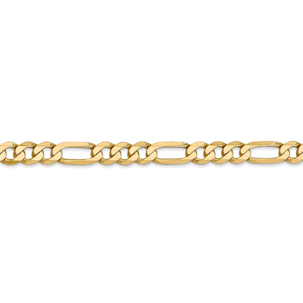 FJC Finejewelers 8 Inch 14k Yellow Gold 5.25mm Flat Figaro Chain Bracelet