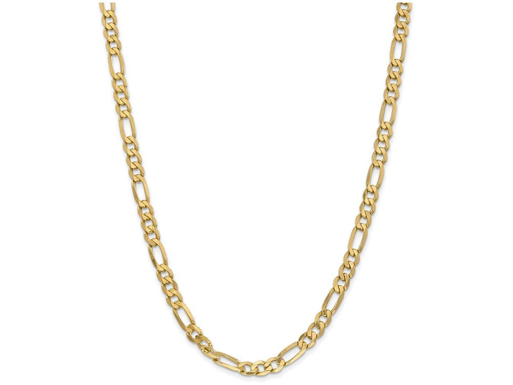 FJC Finejewelers 22 Inch 14k Yellow Gold 6.25mm Flat Figaro Chain Necklace