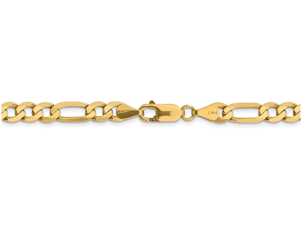 FJC Finejewelers 7 Inch 14k Yellow Gold 6.25mm Flat Figaro Chain Bracelet