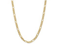 FJC Finejewelers 9 Inch 14k Yellow Gold 6.25mm Flat Figaro Chain Ankle Bracelet (Smaller Ankles)