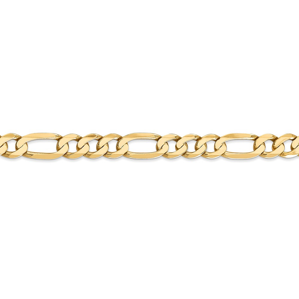 FJC Finejewelers 22 Inch 14k 7mm Flat Figaro Chain Necklace